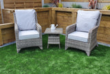 Signature Weave Sarah 3-Piece Lounge Set - Grey