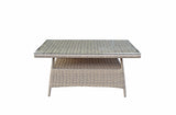 Signature Weave Sarah 4-Seat Sofa Set with High Coffee Table - Nature