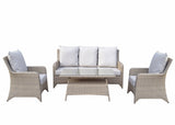 Signature Weave Sarah 5-Seat Sofa Set with High Coffee Table - Nature