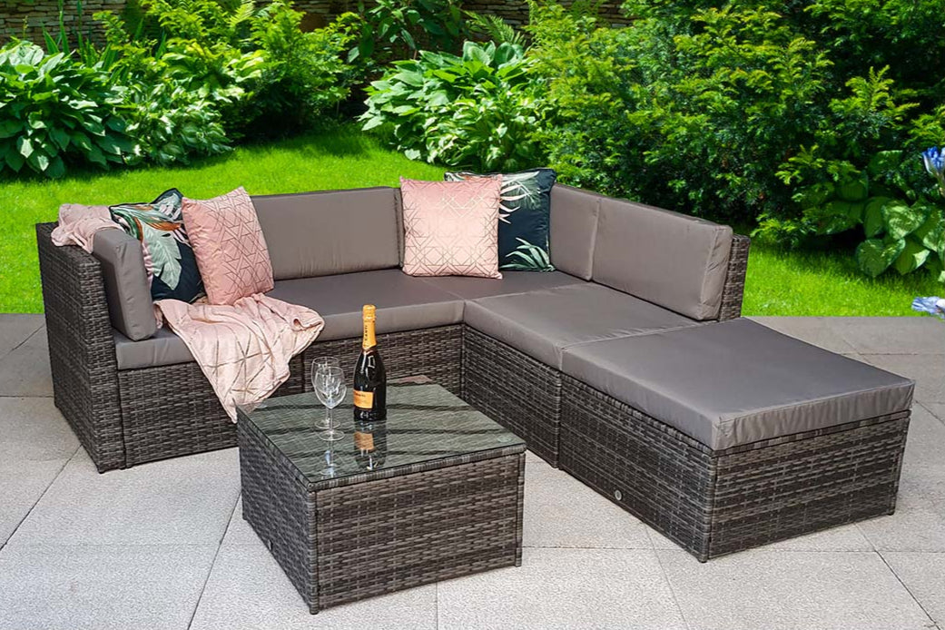 Signature Weave Stella Corner Sofa - Grey