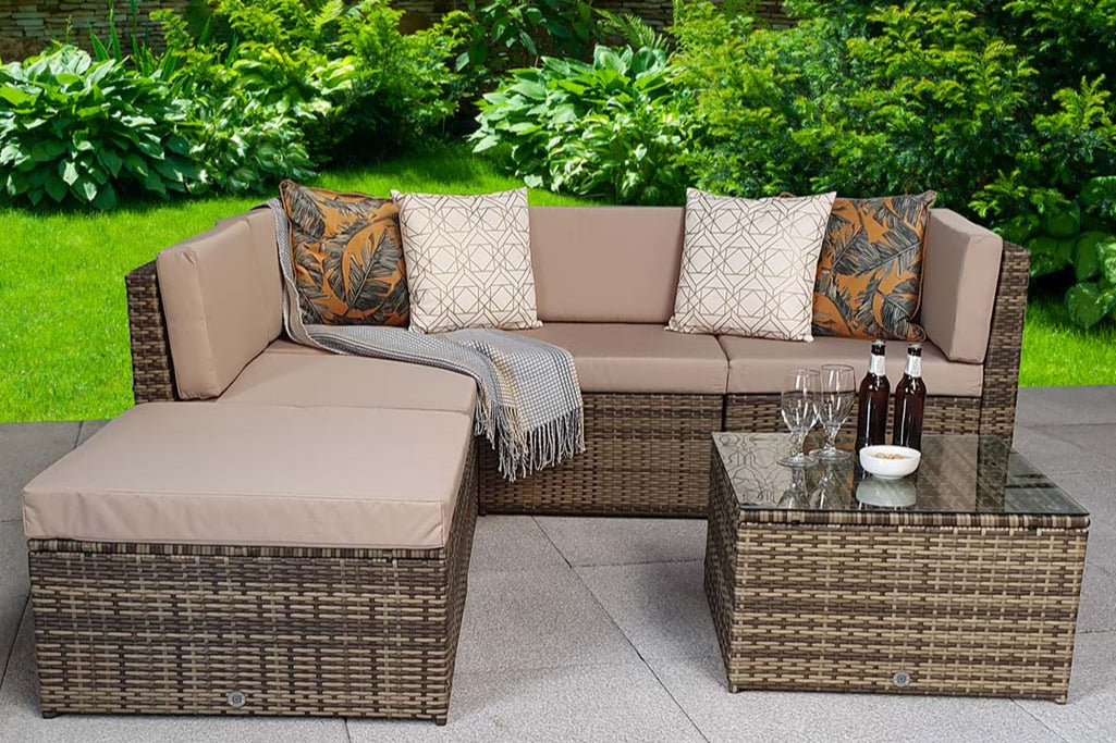 Signature Weave Stella Modular Corner Sofa - Nature/Brown