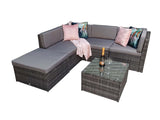 Signature Weave Stella Corner Sofa - Grey