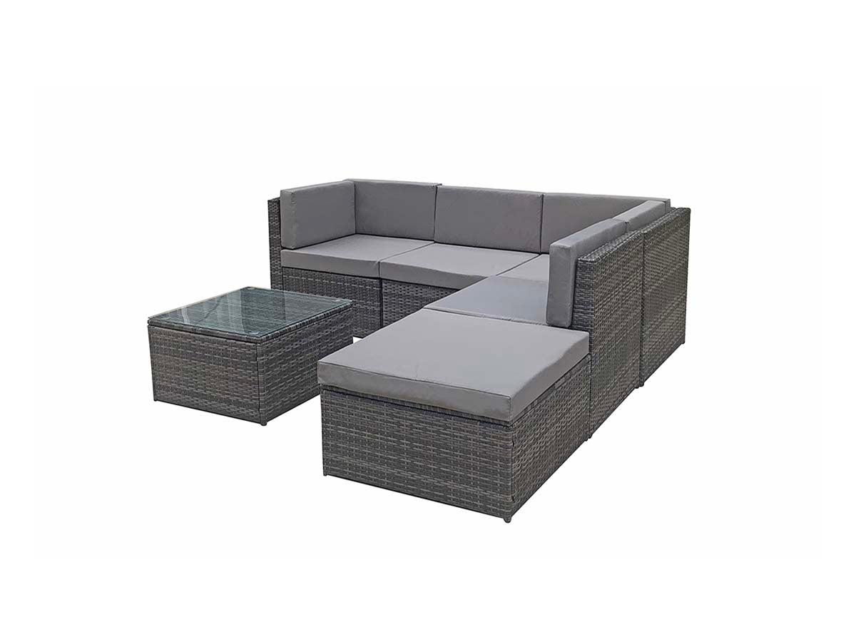 Signature Weave Stella Corner Sofa - Grey