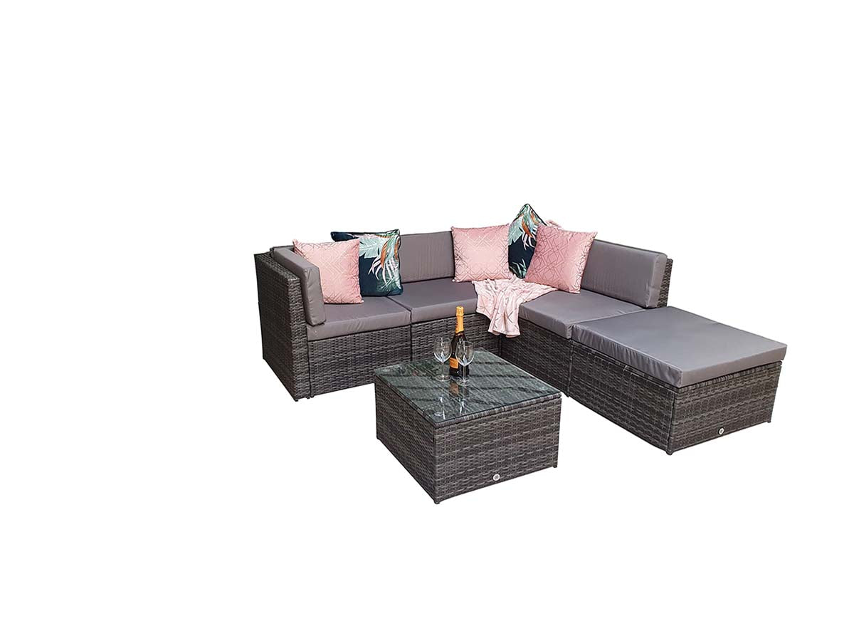Signature Weave Stella Corner Sofa - Grey