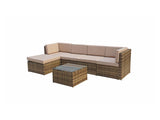 Signature Weave Stella Modular Corner Sofa - Nature/Brown