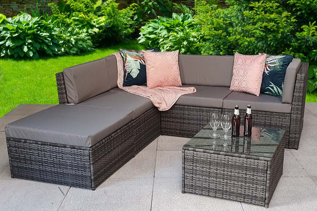 Signature Weave Stella Corner Sofa - Grey