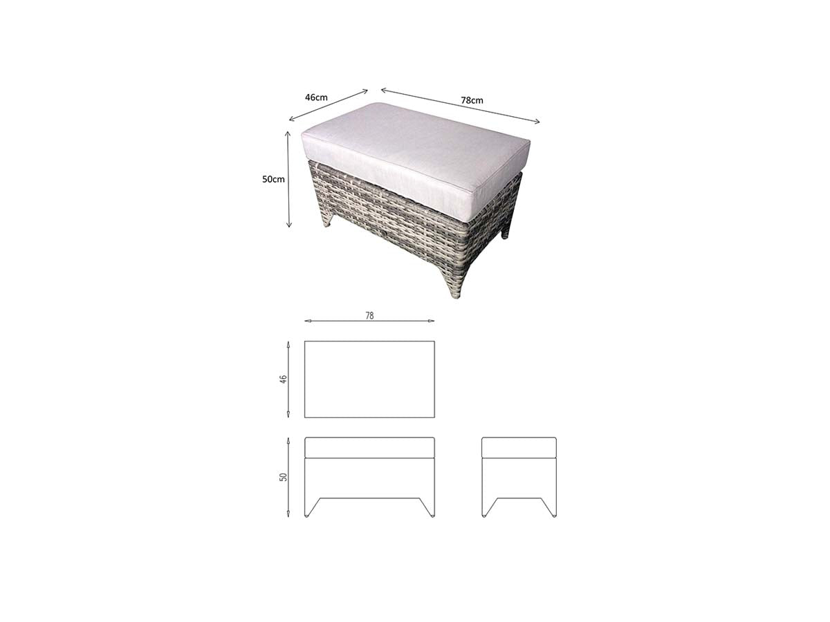 Signature Weave Sarah Corner Dining Sofa with Ice Bucket - Nature