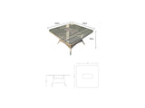 Signature Weave Sarah Corner Dining Sofa with Ice Bucket - Nature